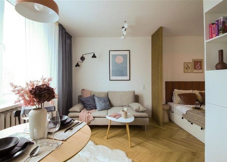Designer Studio With Bedroom Near Old Town Dubois Warsaw Luaran gambar